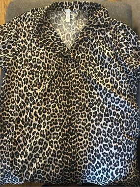 H&M Leopard Print Midi Dress - Tan & Black